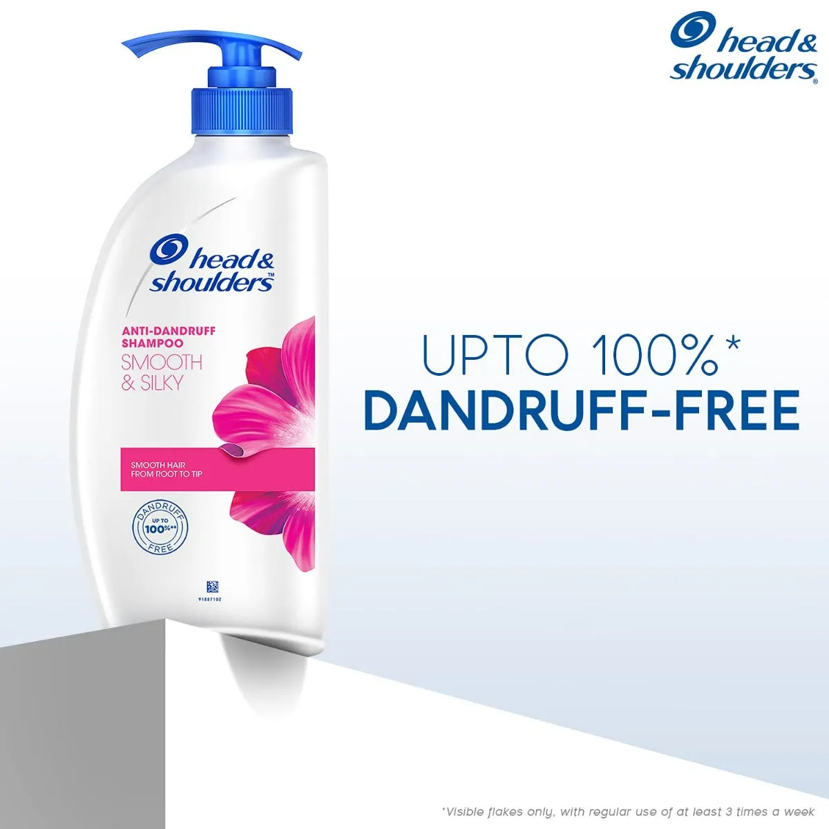 Head & Shoulders Smooth and Silky Anti Dandruff Shampoo for Women and Men