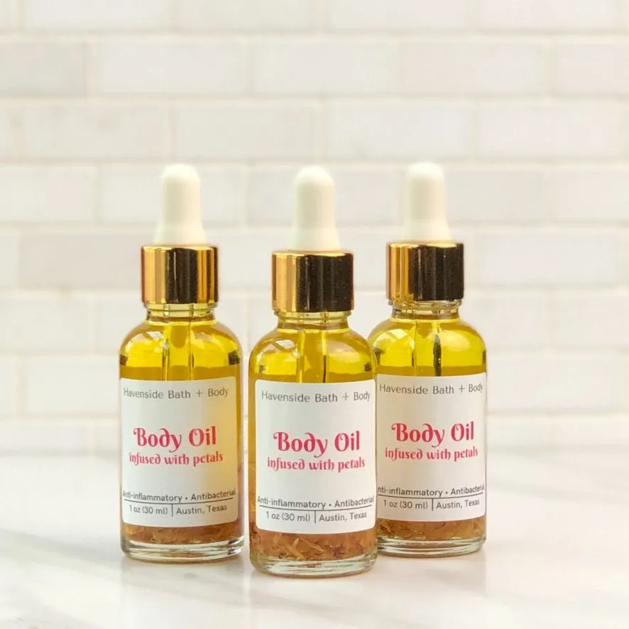 Healing Body Oil with Calendula