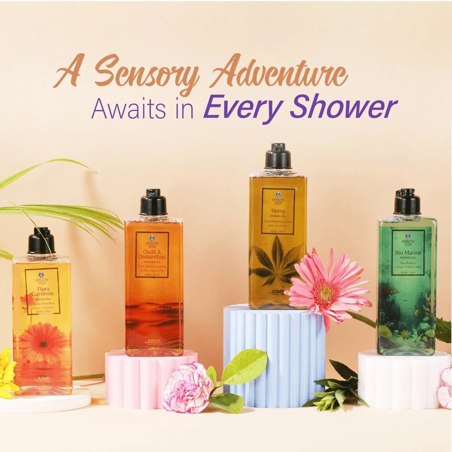 Hemp Shower Gel Qty-250ml