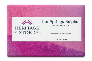 Heritage Store Hot Springs Sulfer Soap 3.5 oz Bar