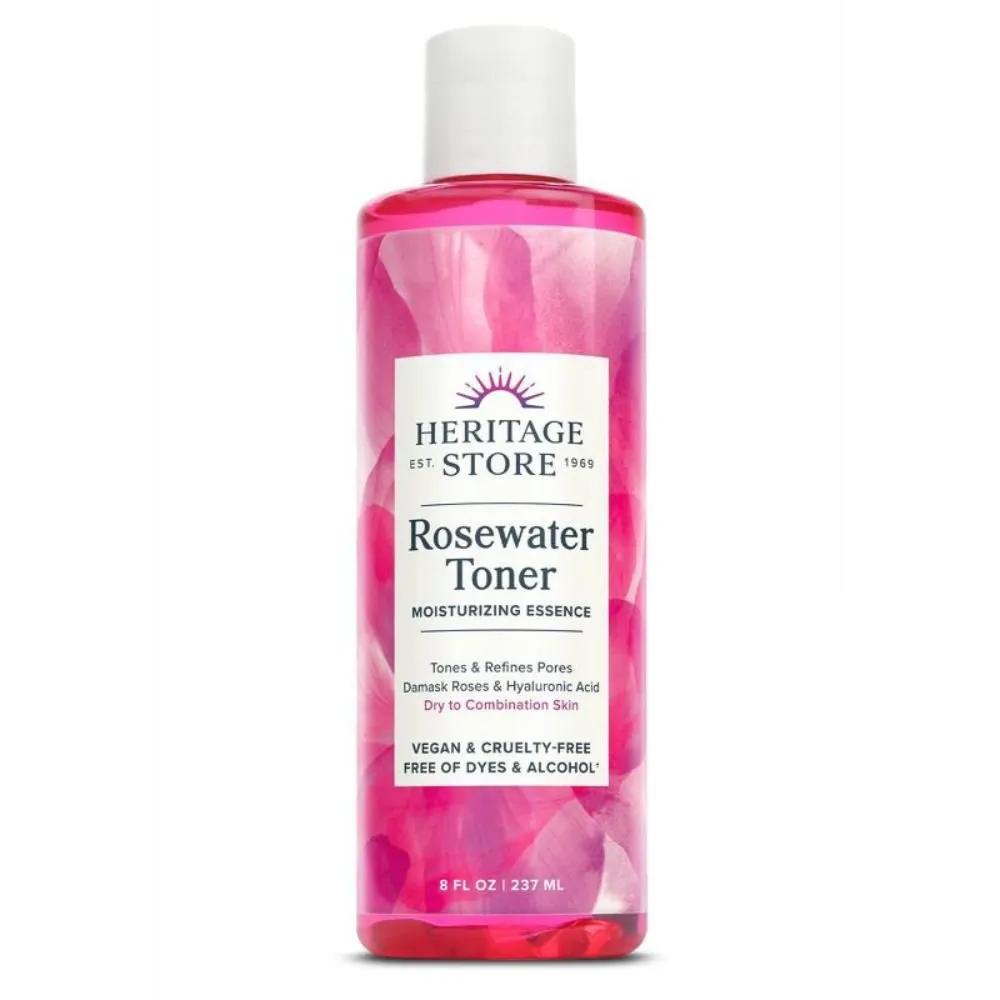 Heritage Store Rosewater Toner 8fl oz