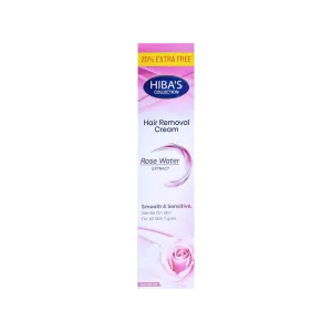 Hibas Hair Removal Cream Rose Water Extract 120ml