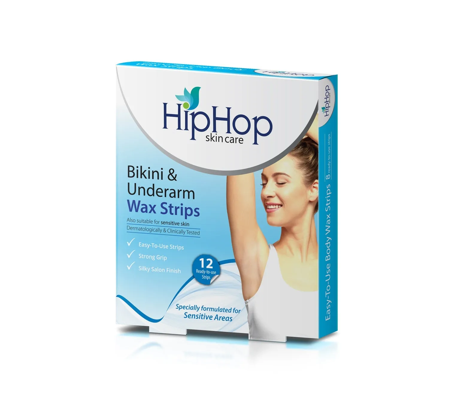 HipHop Bikini & Underarm Wax Strips (Argan Oil, 12 Strips)   Brightening Mud/Face Mask (Orange Peel Extract, 100 ml)