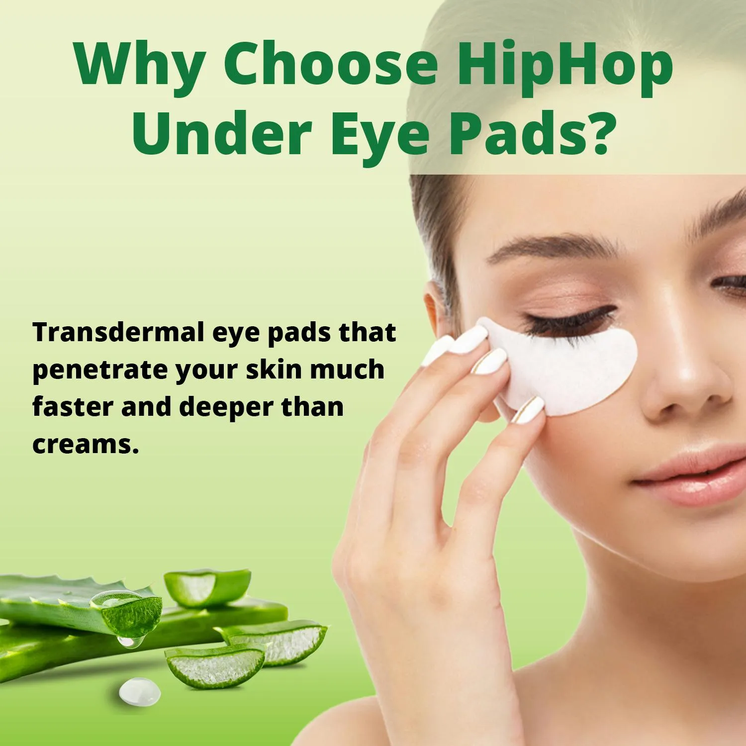 HipHop Body Wax Strips (Choco Extract, 8 Strips)   Under Eye Pads (Multivitamin Gel, 5 Pairs)