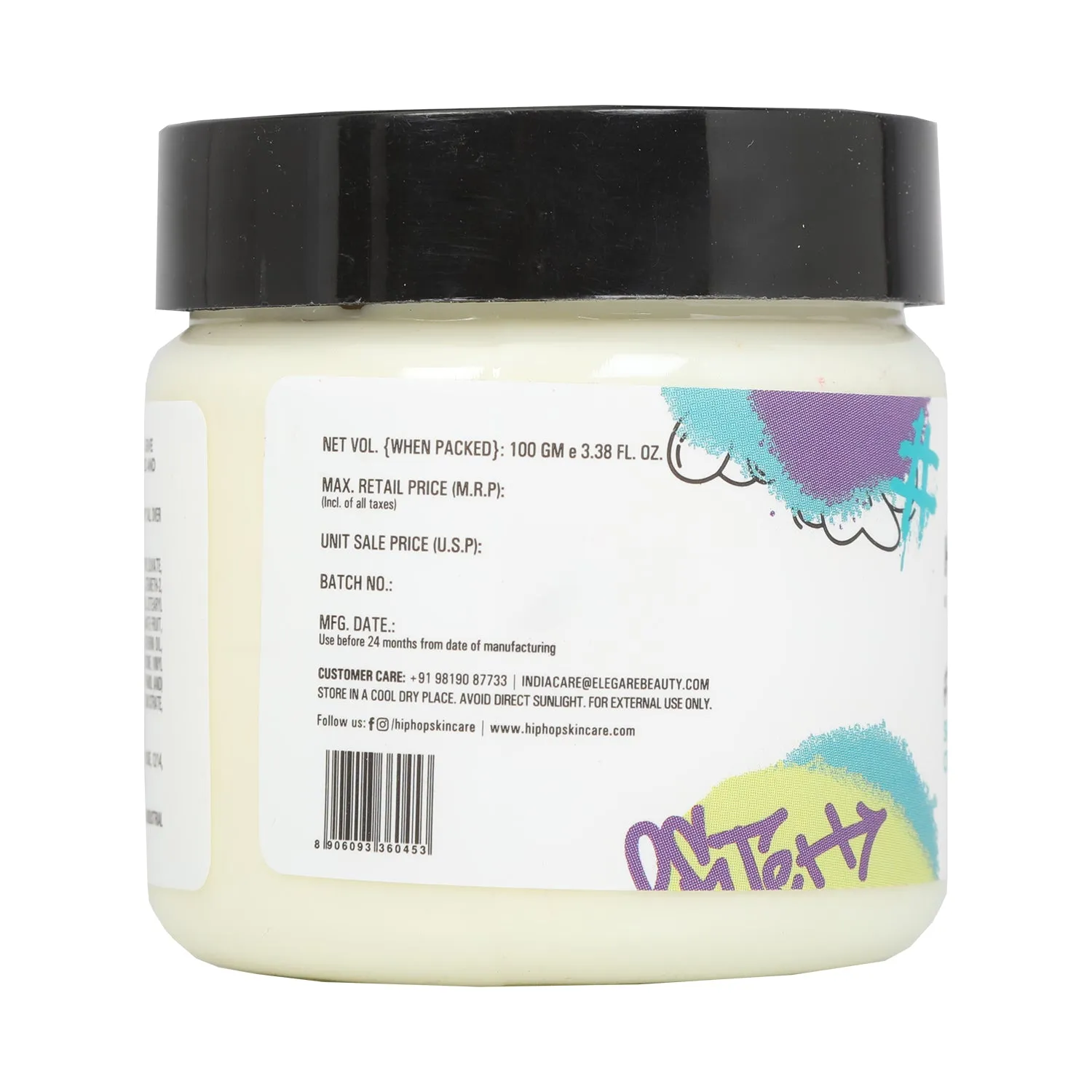 HipHop Facial Wax Strips (Argan Oil, 20 Strips)   Skin Tightening Cream (Pomegranate Extract, 100 gm)