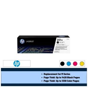 HP 201A Toner Cartridge (Black/Cyan/Magenta/Yellow) (CF400A CF401A CF402A CF403A )
