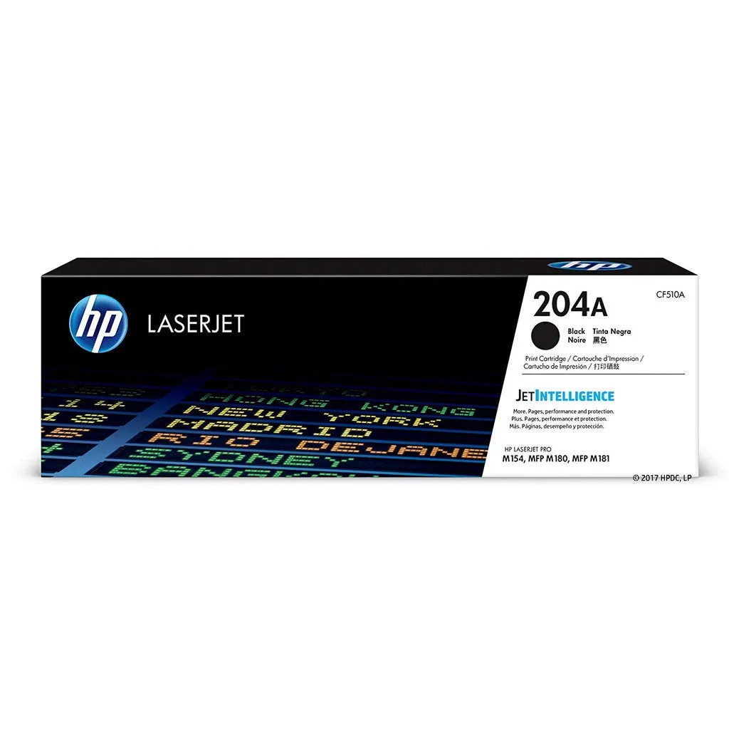 HP 204A Toner Cartridge (Black/Cyan/Magenta/Yellow)