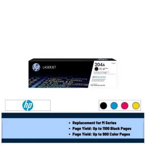 HP 204A Toner Cartridge (Black/Cyan/Magenta/Yellow)