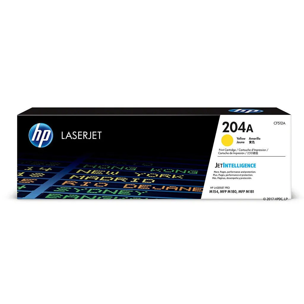 HP 204A Toner Cartridge (Black/Cyan/Magenta/Yellow)