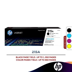 HP 215A Toner Cartridge (Black/Cyan/Magenta/Yellow)