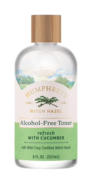 Humphreys Homeopathic Witch Hazel Toner Affection Cucu 12-3.3 Fl Oz