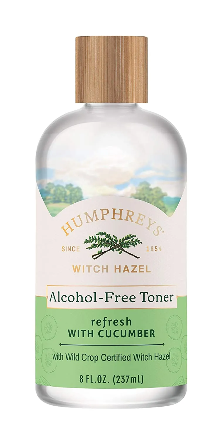 Humphreys Homeopathic Witch Hazel Toner Affection Cucu 12-3.3 Fl Oz