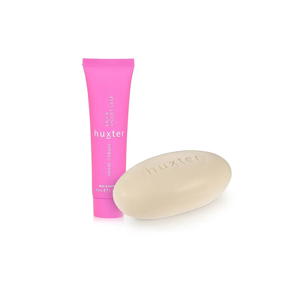 Huxter Soap & Hand Cream Gift Box - Lily & Violet Leaf