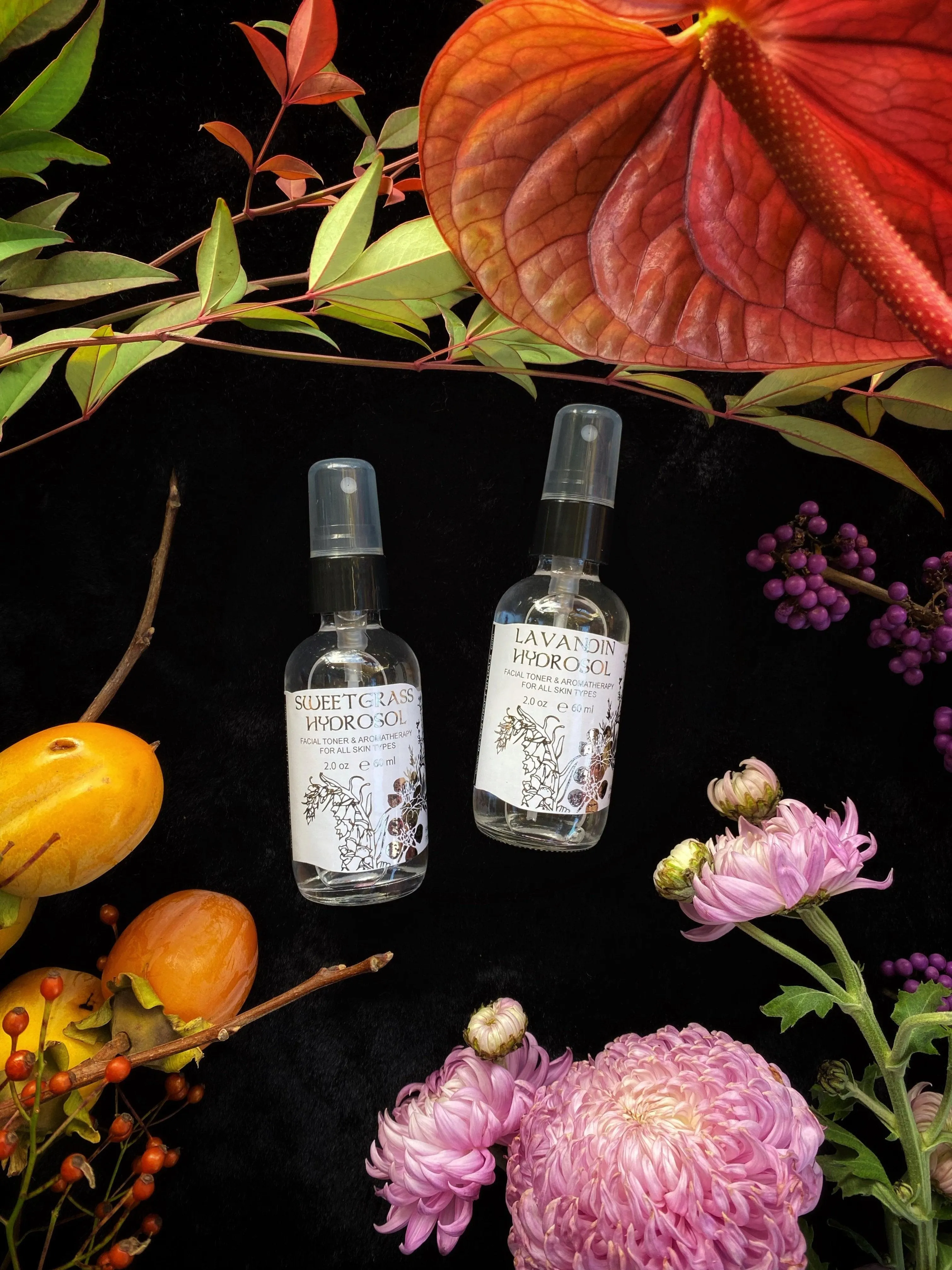 Hydrosols - Frankincense,White Rose, Sweetgrass, Douglas Fir (and more)