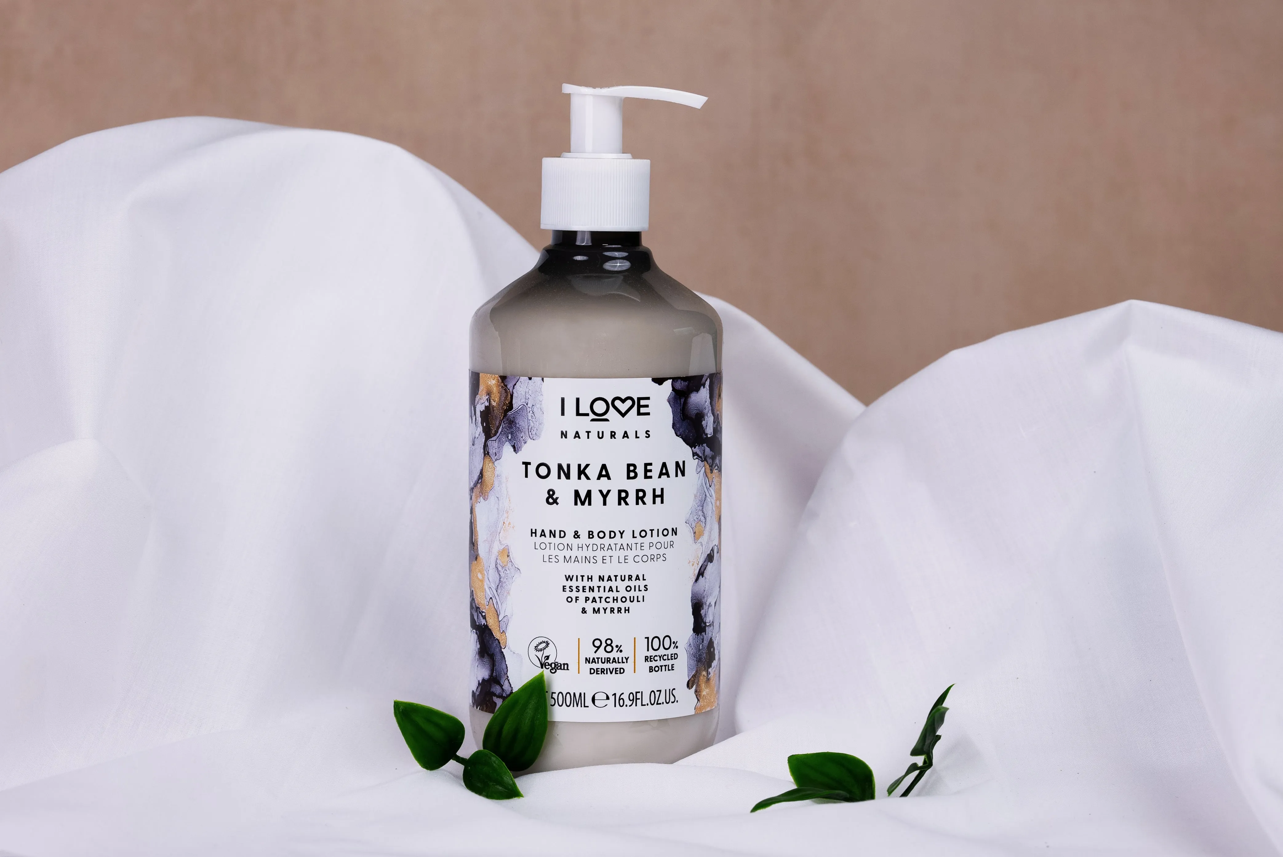 I Love Naturals Hand & Body Lotion Tonka Bean & Myrrh 500ml
