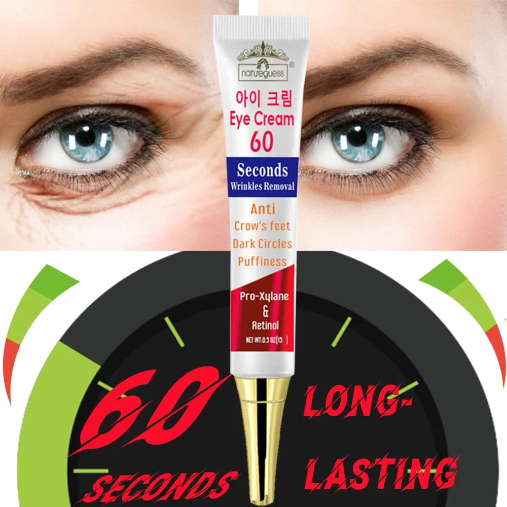 Instant Eye Cream Retinol Firming Anti Puffiness Aging Wrinkles Remove Dark Circles Moisturizing Skin Care Korean cosmetics