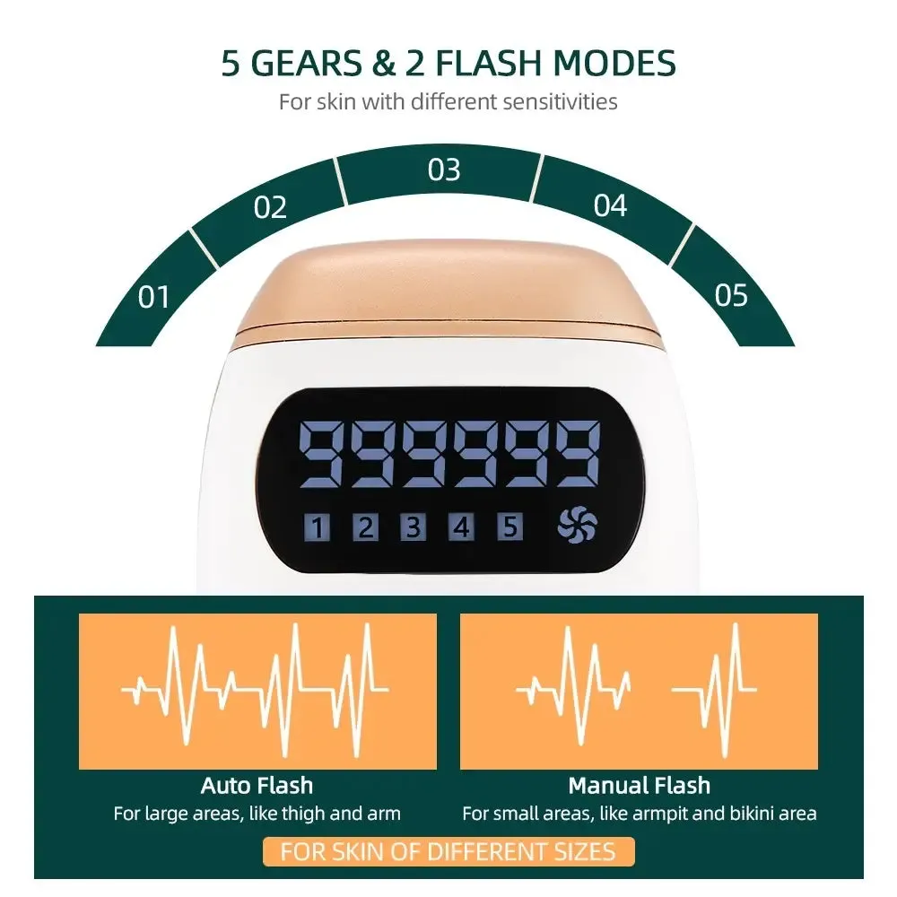 IPL Laser Epilator Painless 999999 Flashes Hair Removal Hair Remover -IPL Hair Removal