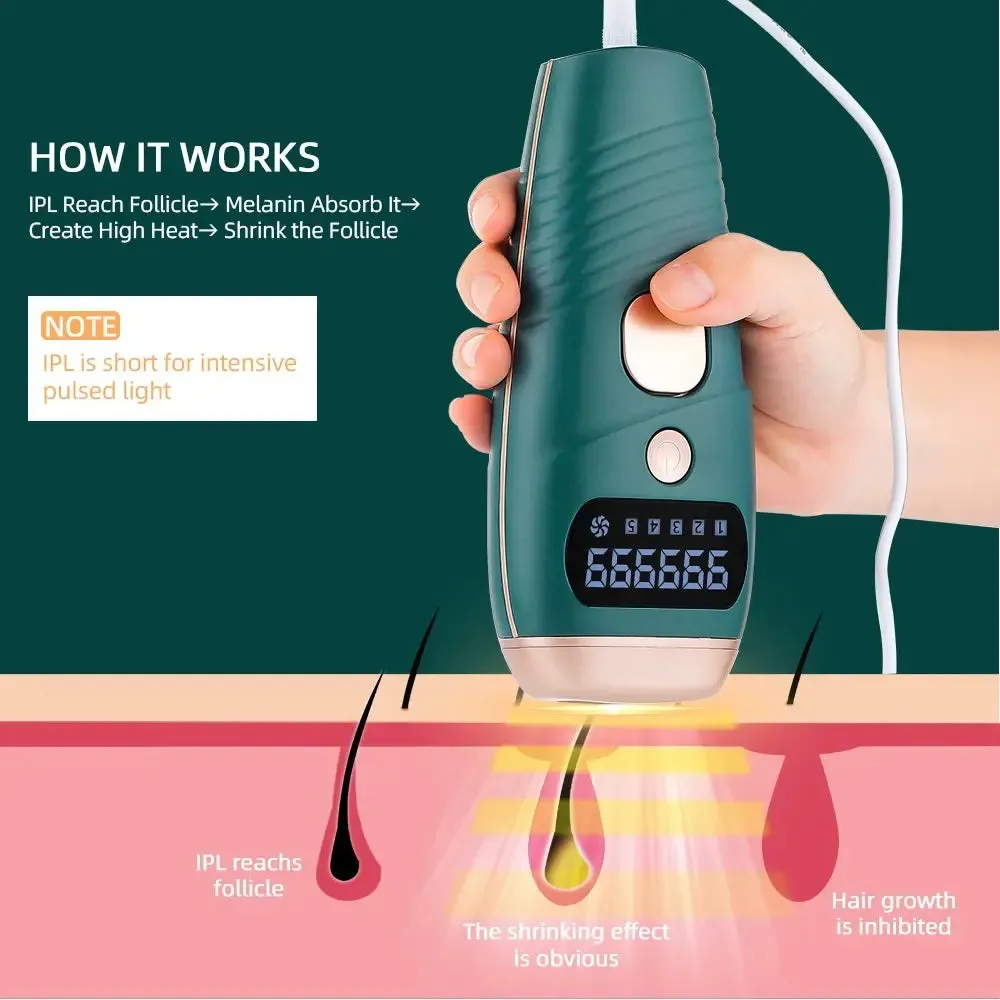 IPL Laser Epilator Painless 999999 Flashes Hair Removal Hair Remover -IPL Hair Removal