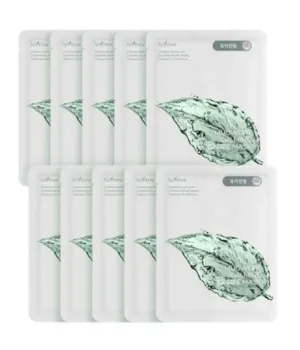 ISNTREE Mugwort Calming Gauze Mask مجموعة اقنعة البشرة