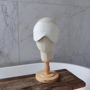 Ivory Linen Eye Mask
