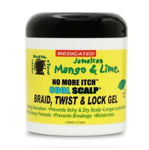 Jamaican Mango & Lime No More Itch Cool Scalp Braid, Twist & Lock Gel 6 oz