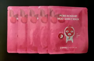 JJ Young Pore Rosehip Mud Sheet Masks