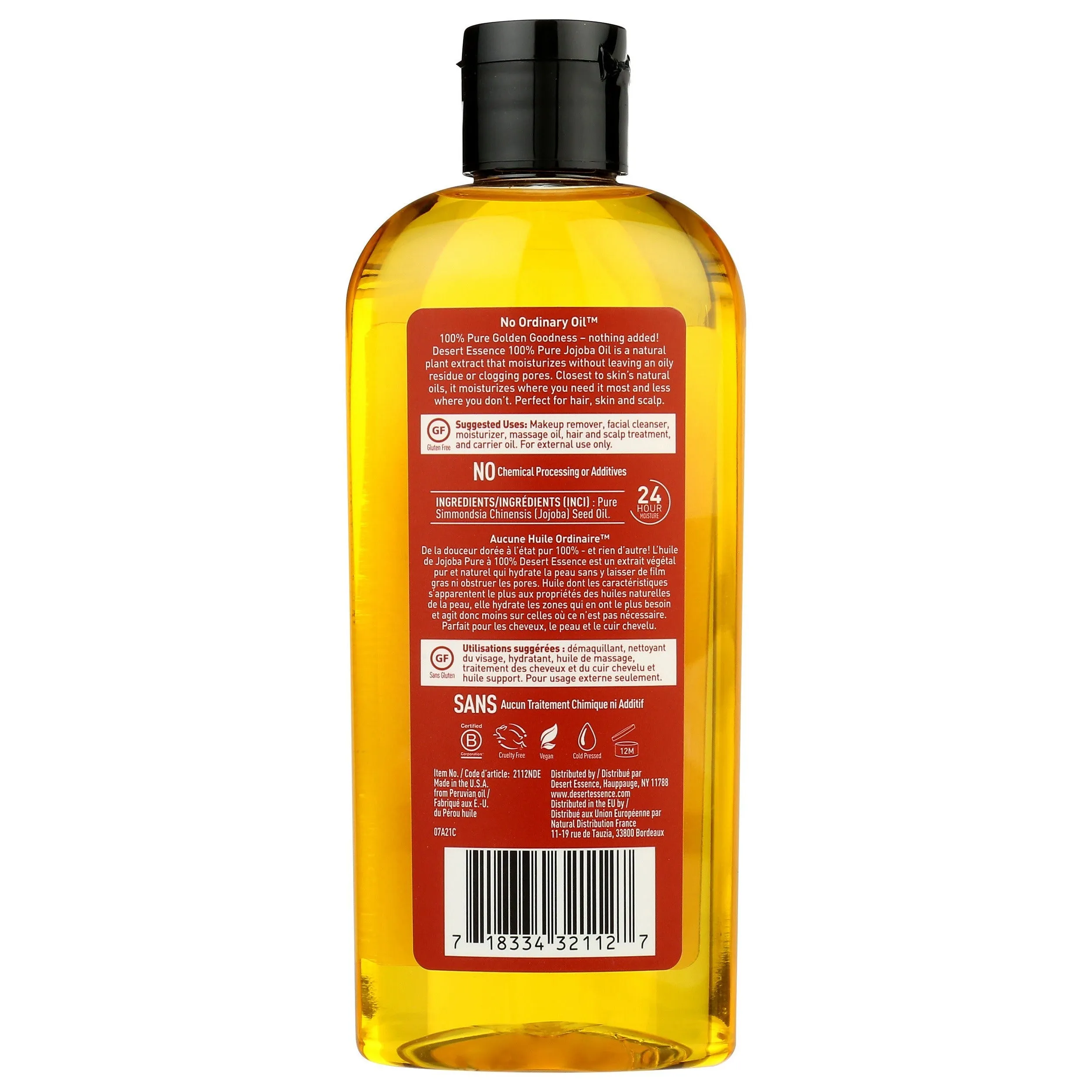 Jojoba Oil 100% Pure