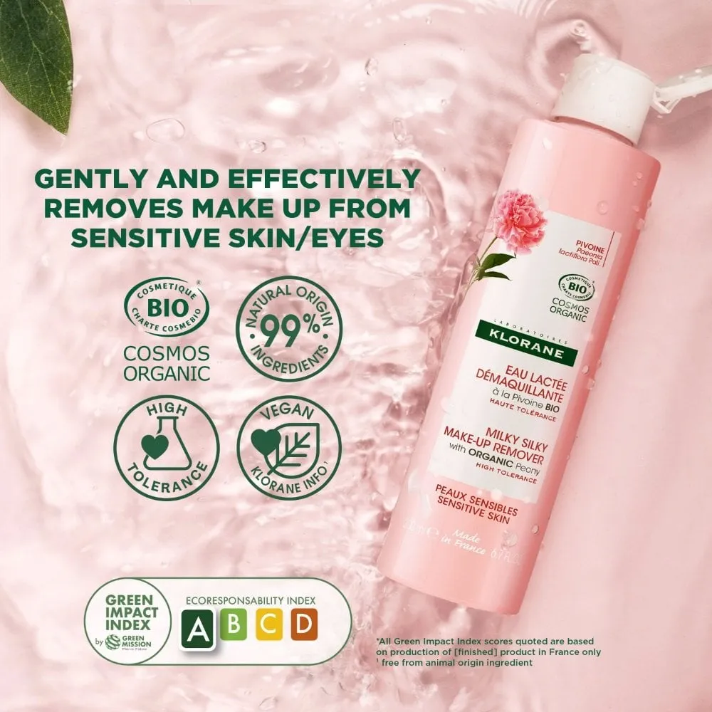 Klorane Peony Soothing Milky Silky Makeup Remover 200ml