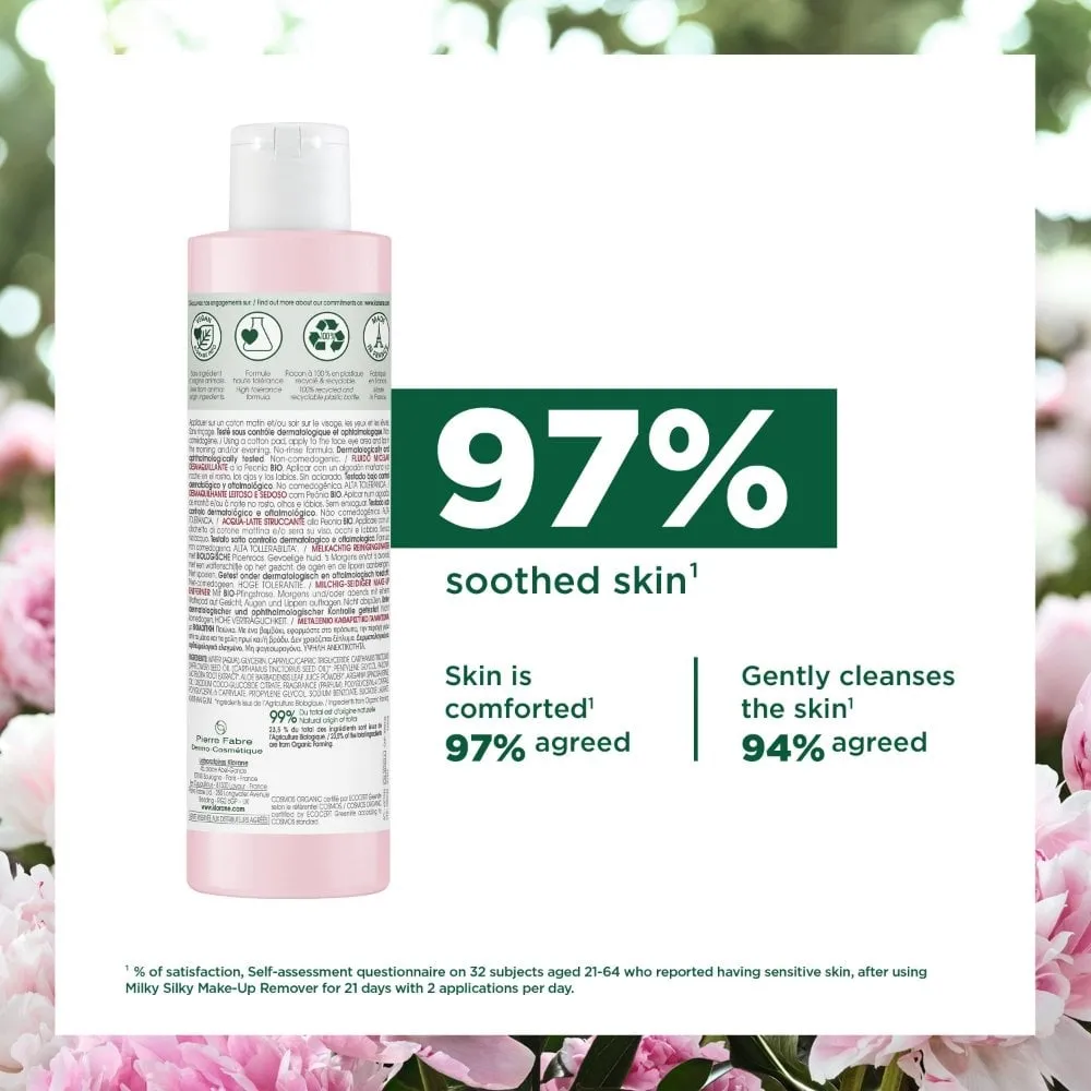 Klorane Peony Soothing Milky Silky Makeup Remover 200ml