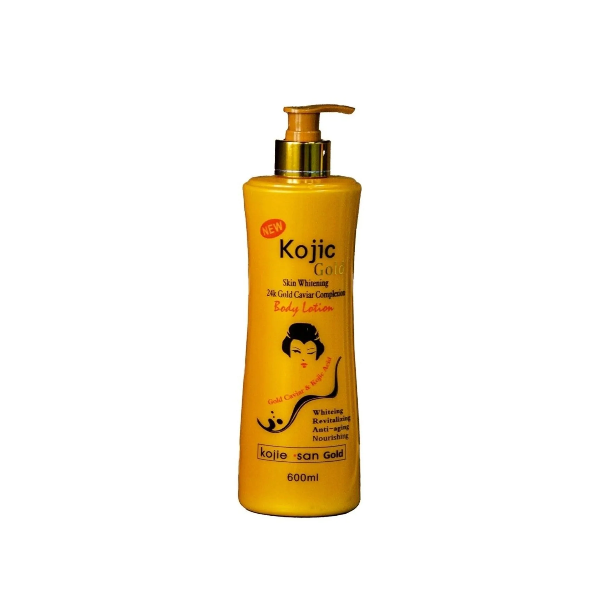 Kojic Gold Lightening and Whitening Body Lotion - 600 ml