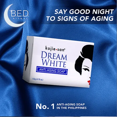 Kojie San Dream White Anti-Aging Soap - 3×135g (Offer)