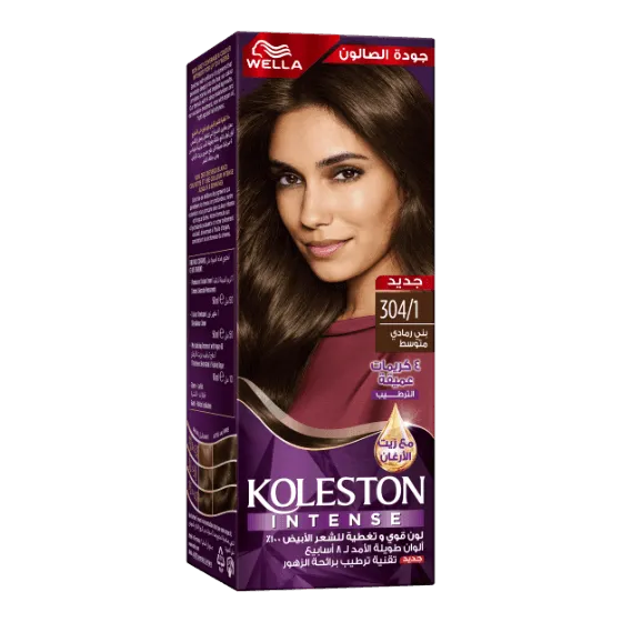 Koleston Hair Color Crème - Medium Ash Brown (304/1)