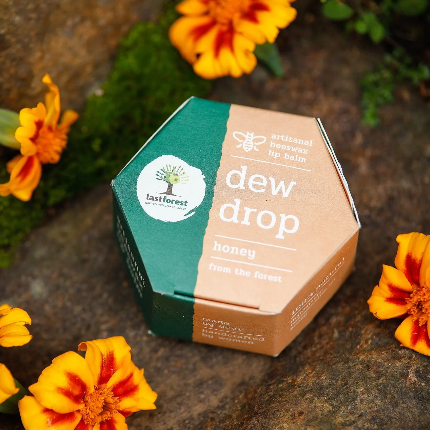 Last Forest Artisanal, Handmade Beeswax Lip Balm Honey