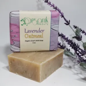 Lavender and Oatmeal Goat's Milk Soap 5 oz