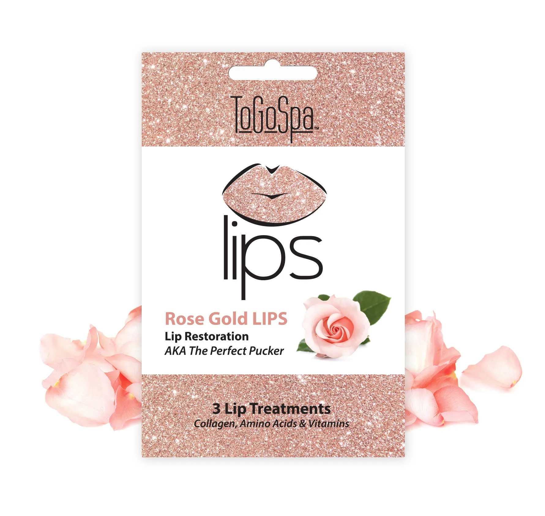LIPS: Rose Gold Lips by ToGoSpa The Perfect Pucker - 3 pack
