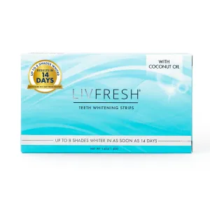 LIVFRESH Coconut Whitening Strips by LIVFRESH