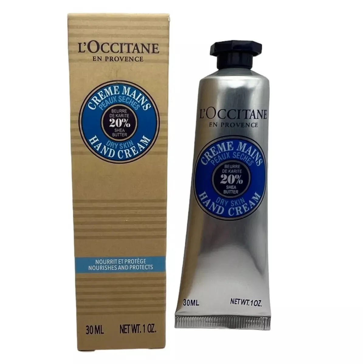 L'OCCITANE Shea Butter Hand Cream 30ml | 8 hrs Intense Hydration | Vegan-Friendly