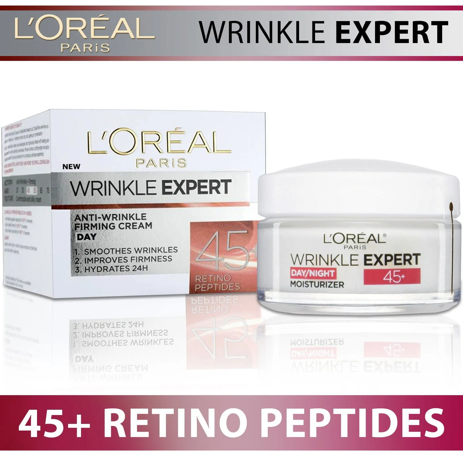 L'Oréal Paris Wrinkle Expert 45  Anti-Wrinkle Hydrating Cream