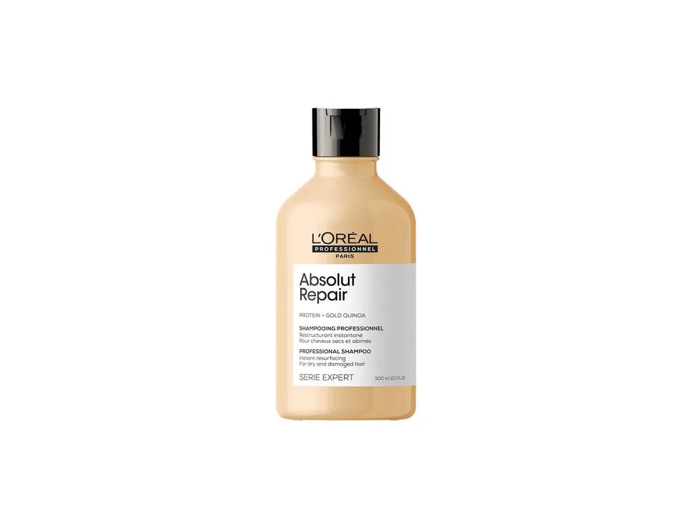 L'Oréal Professionnel Serie Expert Absolut Repair Shampoo, Conditioner, Repair Oil & Resurfacing Mask Quad Pack