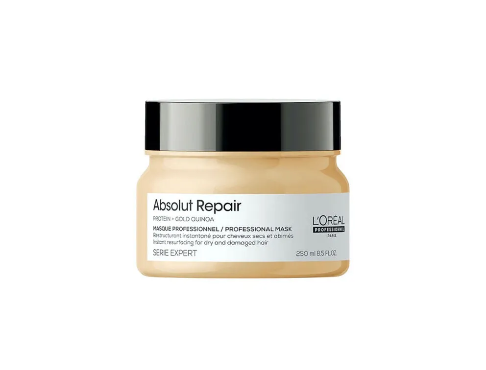 L'Oréal Professionnel Serie Expert Absolut Repair Shampoo, Conditioner, Repair Oil & Resurfacing Mask Quad Pack