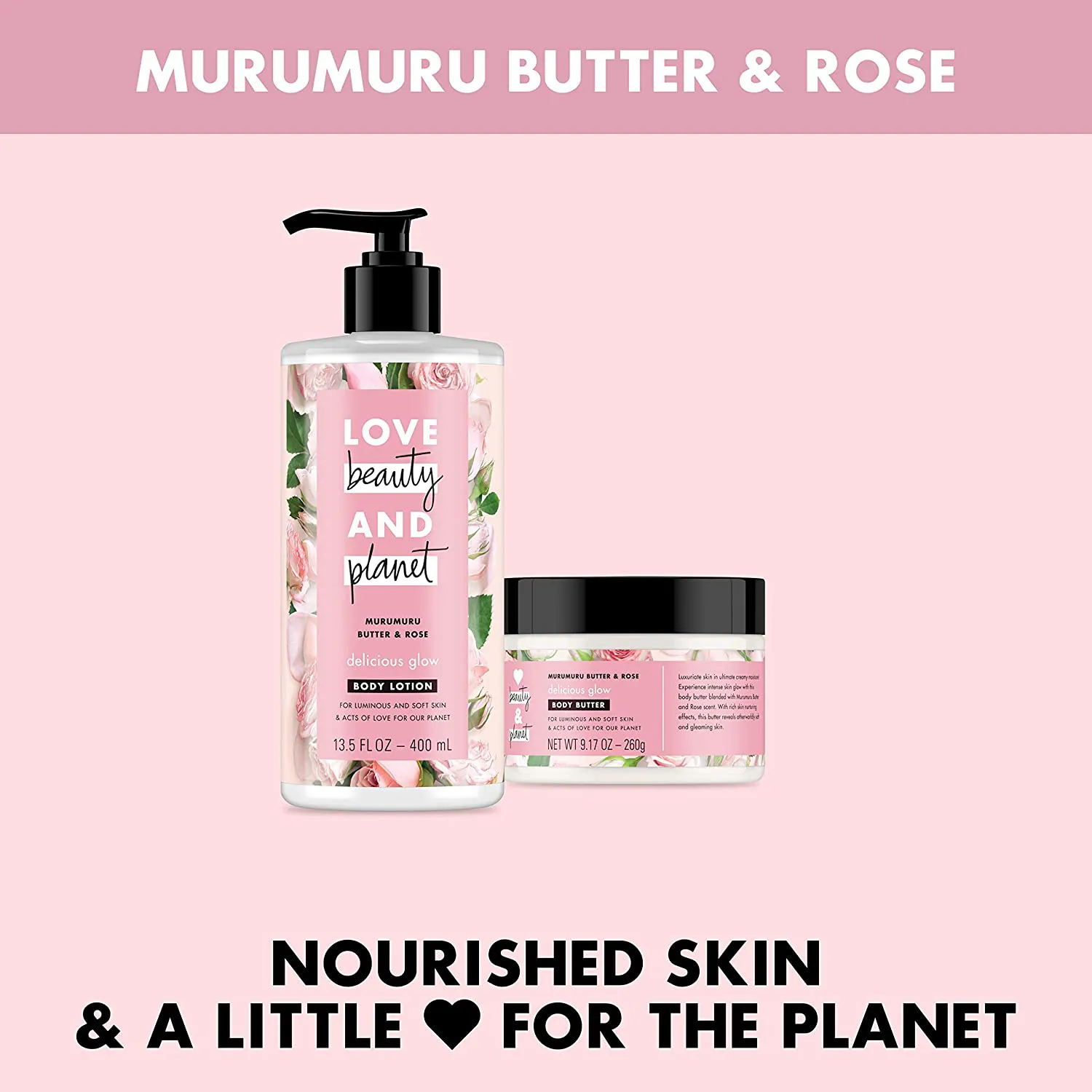 Love Beauty & Planet Body Lotion Delicious Glow 13.5 Oz
