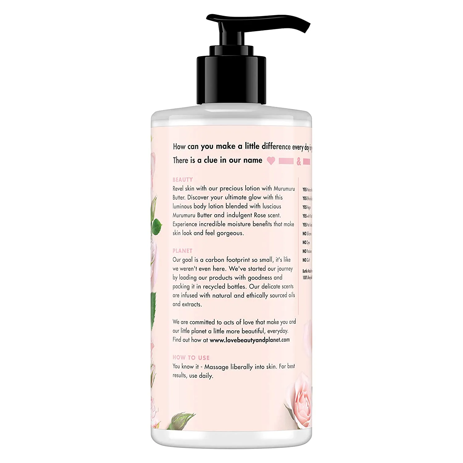 Love Beauty & Planet Body Lotion Delicious Glow 13.5 Oz