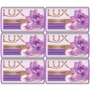 Lux Nourished Glow Lotus Soap Bar - 6 x 170g