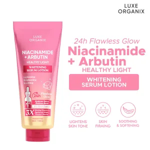 Luxe Organix Niacinamide   Arbutin Healthy Light Whitening Serum Lotion - 350ml