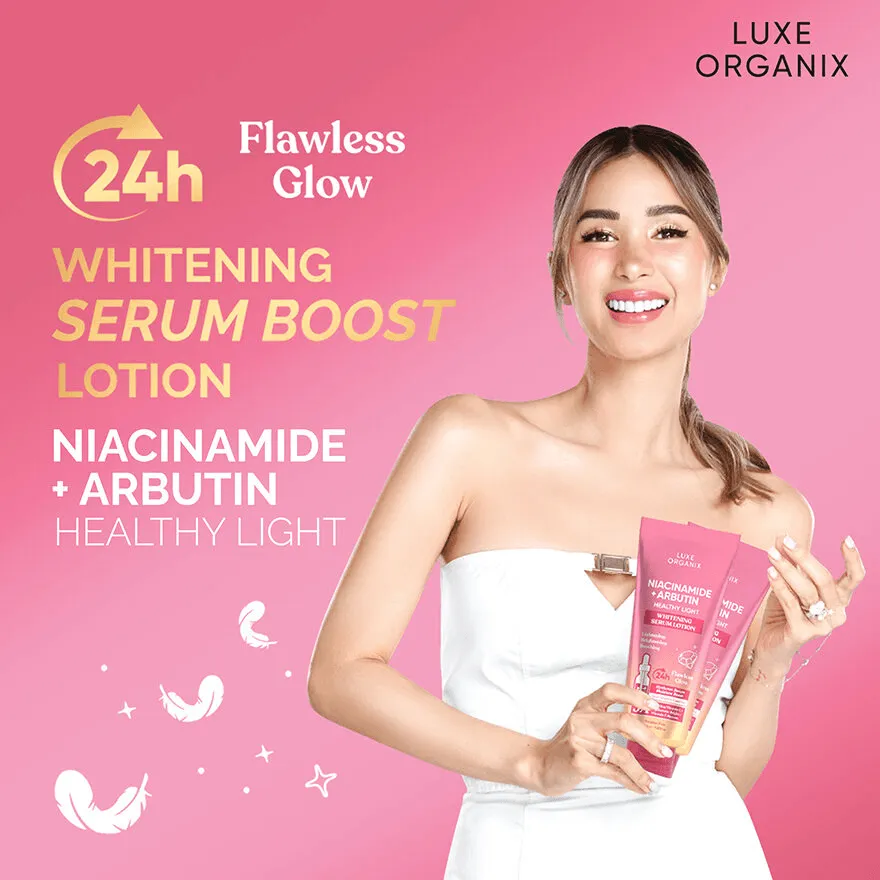 Luxe Organix Niacinamide   Arbutin Healthy Light Whitening Serum Lotion - 350ml