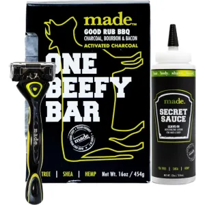 made Good Rub BBQ Soap Bundle with Razor and Sauce