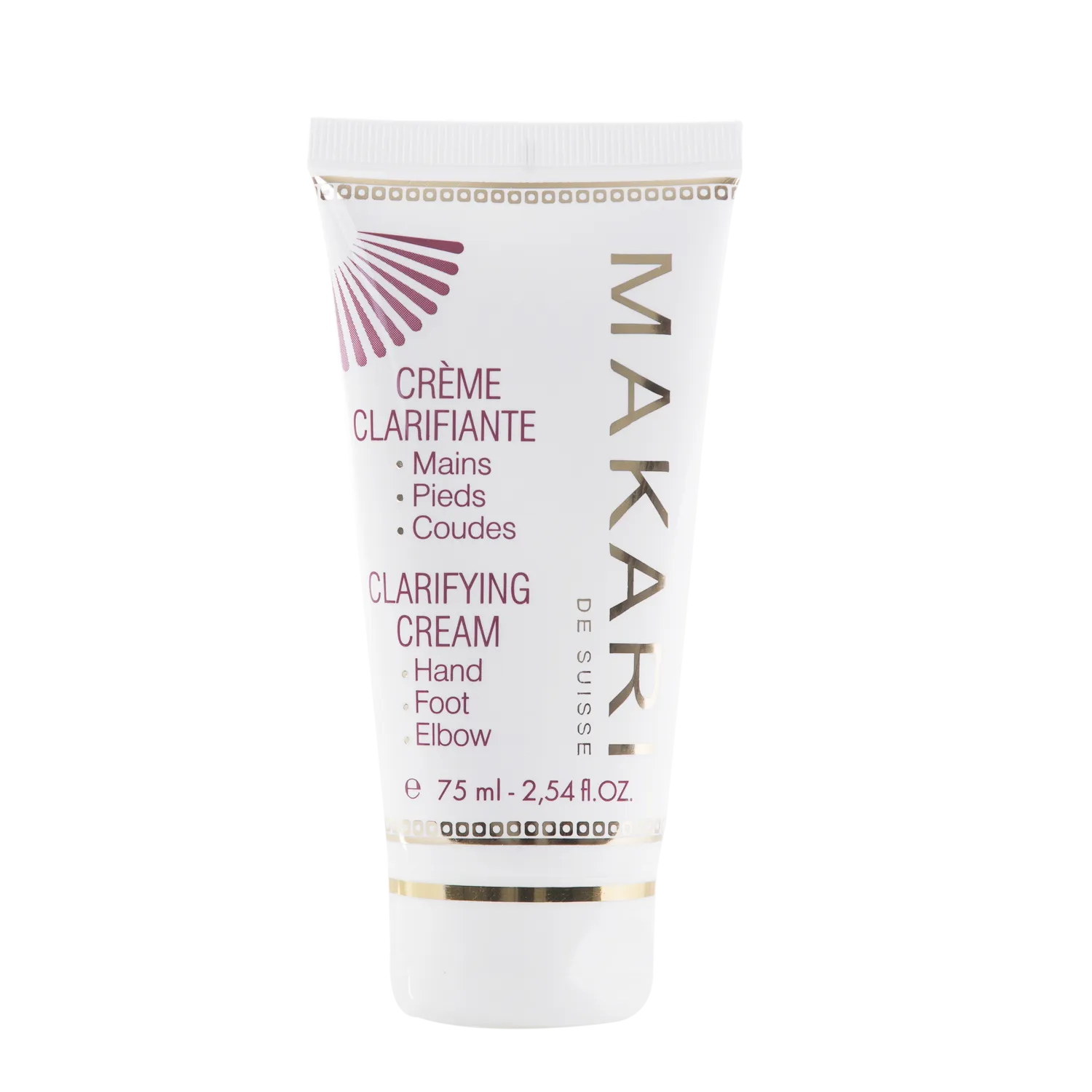MAKARI DE SUISSE - CLARIFYING CREAM Lightens knuckles, elbows, knees, and feet