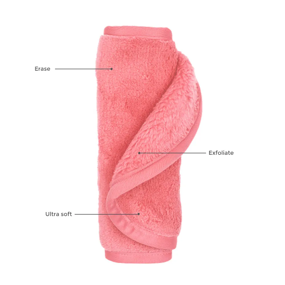 Makeup Remover Cloth Reusable Microfiber Face Towel Washable, Facial Cleansing Cloths [2 Per Pack]