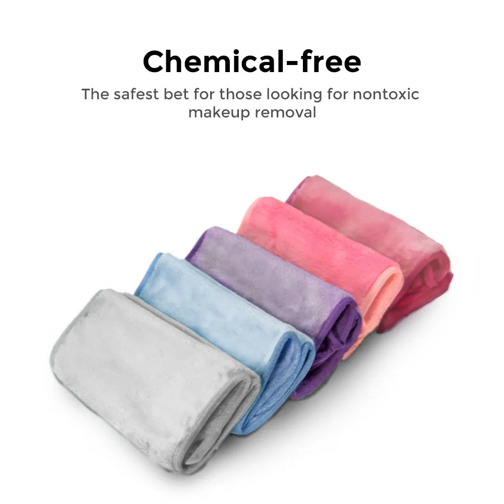 Makeup Remover Cloth Reusable Microfiber Face Towel Washable, Facial Cleansing Cloths [2 Per Pack]