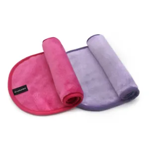 Makeup Remover Cloth Reusable Microfiber Face Towel Washable, Facial Cleansing Cloths [2 Per Pack]